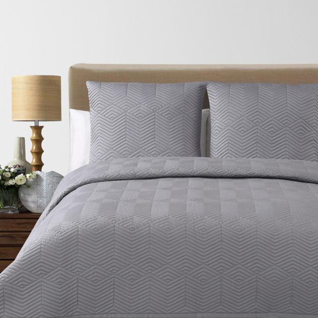 Echelon Home Monterey Quilted Cotton Coverlet