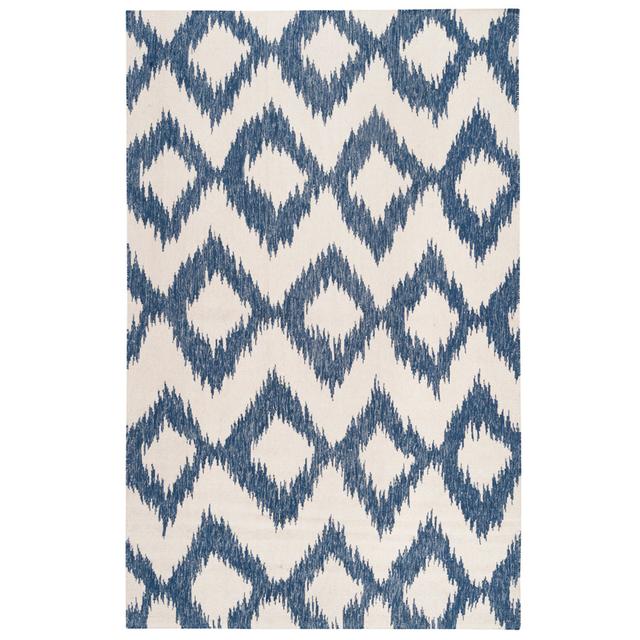 Diamond Ikat Indigo Rug - 8x11