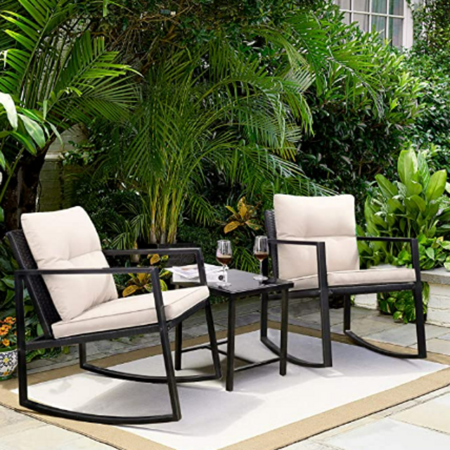 3-Piece Patio Chair Set