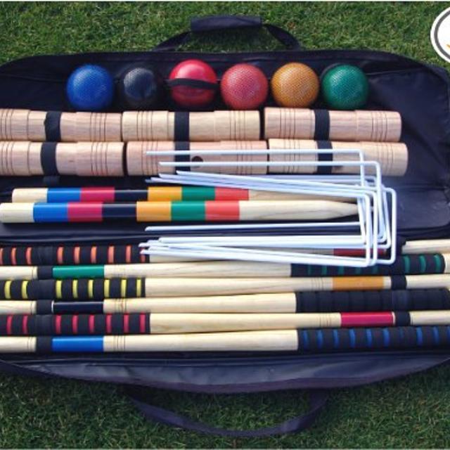 Baden G201 Champions Series Croquet Set with Soft Grip Rubber Handles