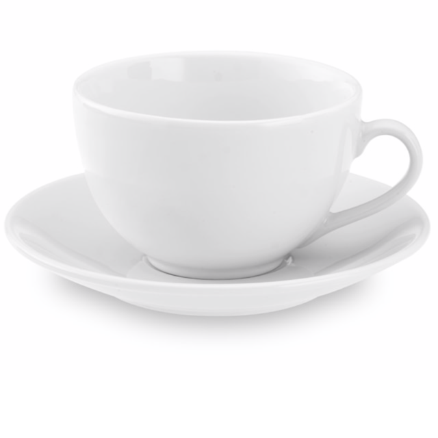 Apilco Tres Grande Porcelain Cup and Saucer