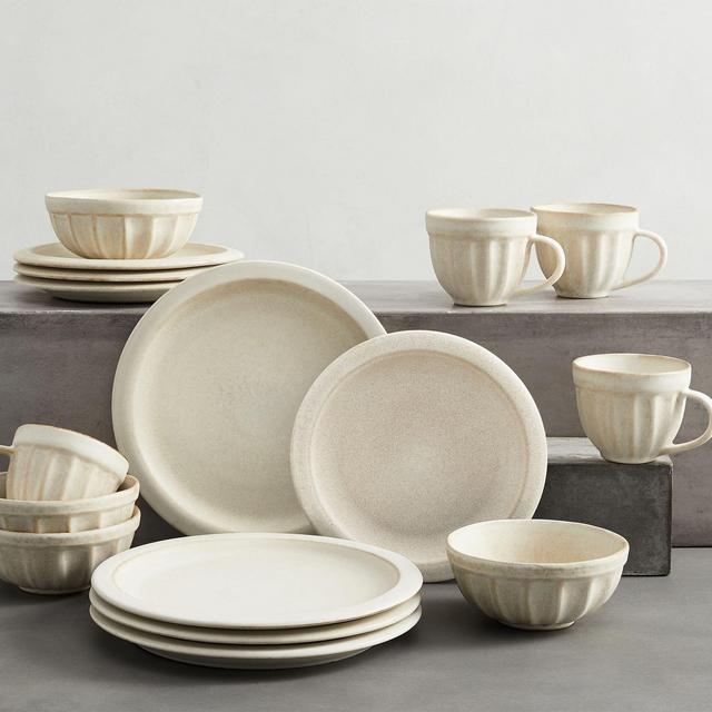 Mendocino Stoneware 16-Piece Dinnerware Set