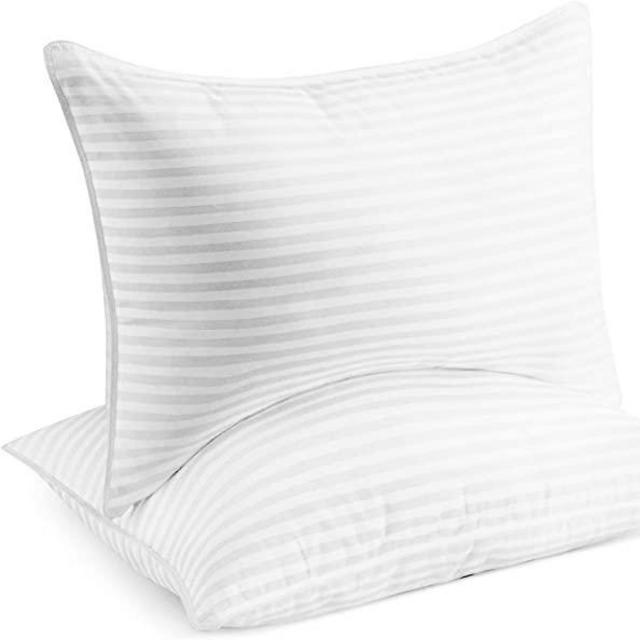 Beckham Hotel Collection Bed Pillows King Size Set of 2 - Down Alternative Bedding Gel Cooling Big Pillow for Back, Stomach or Side Sleepers