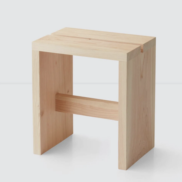 Hinoki Wood Bath Stool