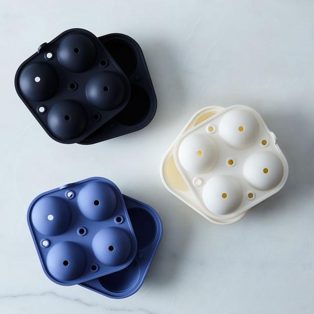 Sphere Ice Trays with Lid (Pack of 3)