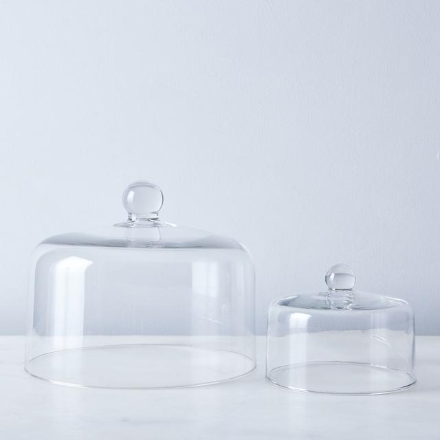 Blown Glass Cake Stand Dome