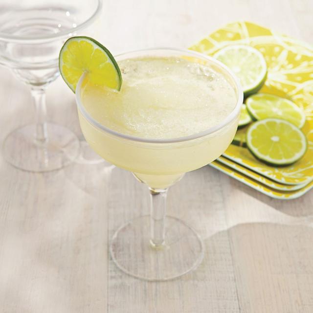 Sur La Table White-Rimmed Margarita Glass
