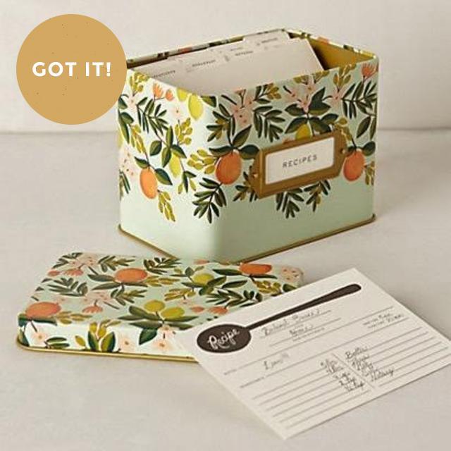 Rifle Paper Co. Grand Dame Recipe Tin