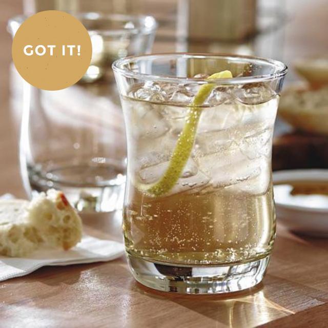 Threshold™ Cedar Key Glass Tumbler - Set of 4