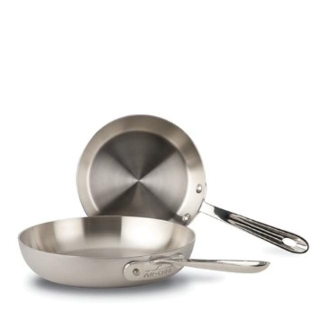 All-Clad d5 Brushed 7" & 9" Skillet Set
