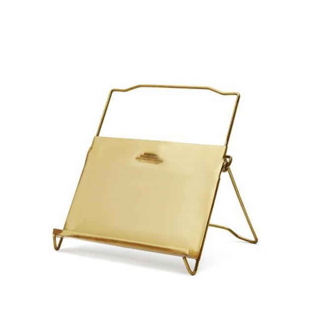 Cookbook & Tablet Stand - Brass