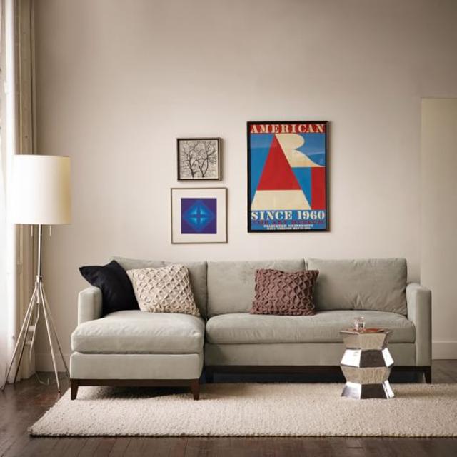 Blake Down-Filled 2-Piece Chaise Sectional