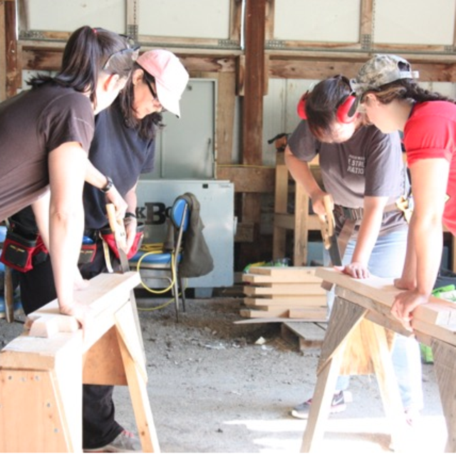 Co-Ed Carpentry Classes at Hammerstone School