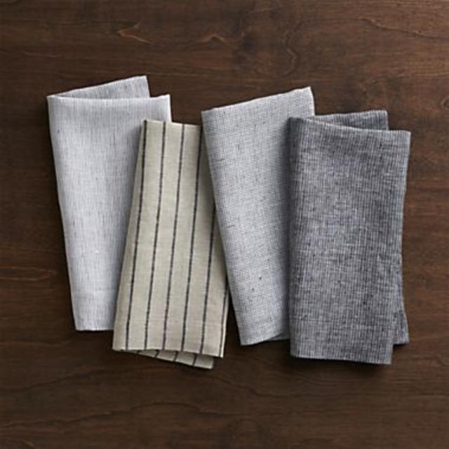 Set of 4 Suits Linen Cloth Dinner Napkins