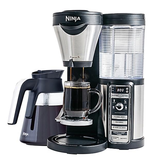 Ninja® Coffee Bar™ Brewer CF082 with 43 oz. Glass Carafe with Stainless Steel Accent