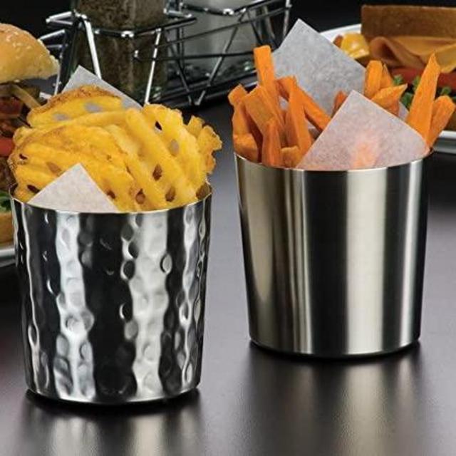 American Metalcraft FFHM37 Stainless Steel Fry Cup, 14-Ounces , Silver
