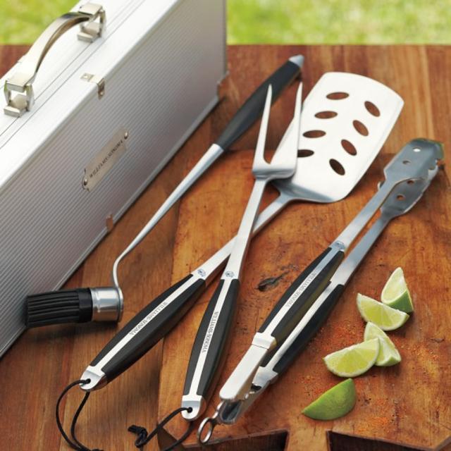 Monogrammed Williams-Sonoma BBQ Tools Set