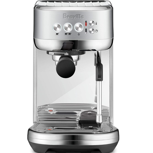 Breville BES500BSS Bambino Plus Espresso Machine, Brushed Stainless Steel