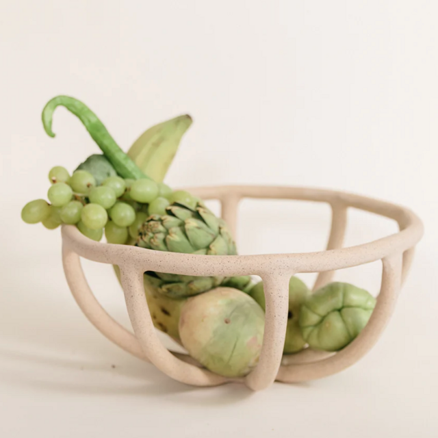 Prong Fruit Bowl, Speckled