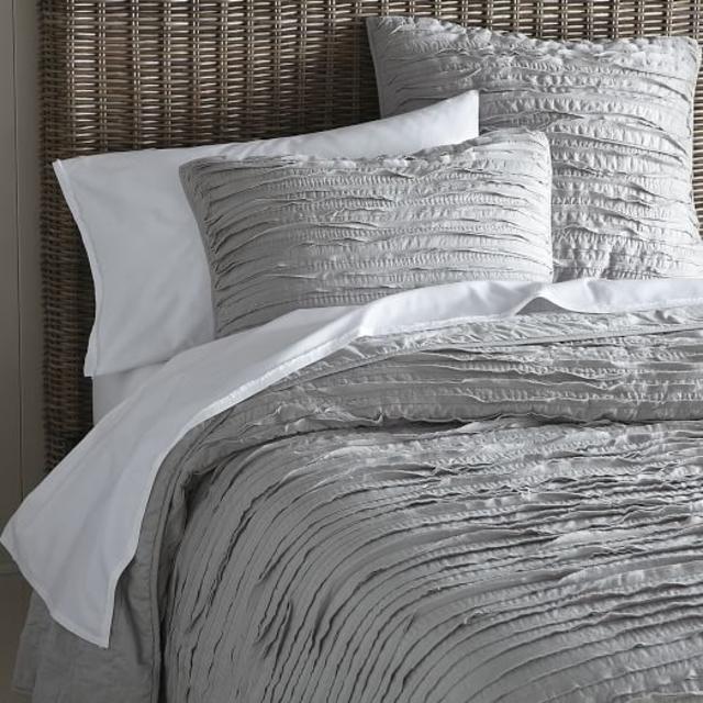 Frayed-Edge Quilt  - Platinum king