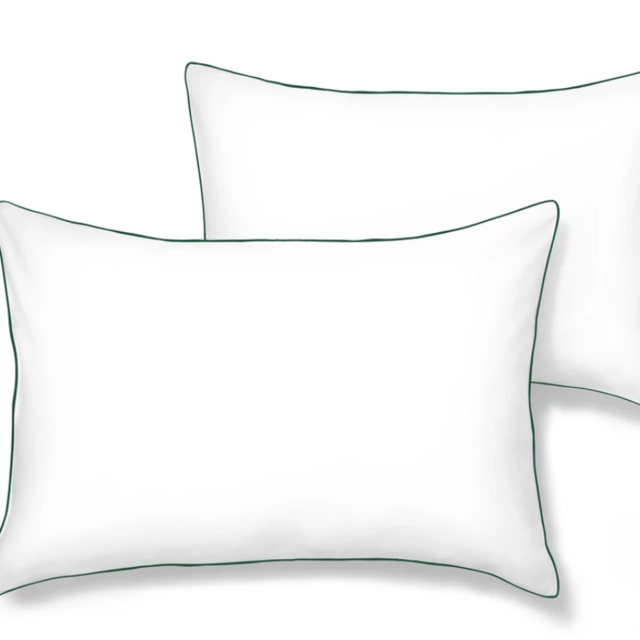 Savile Pillowcase Set- Green