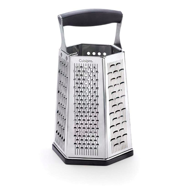 Cuisipro 6-Sided Box Grater with Bonus Ginger Grater
