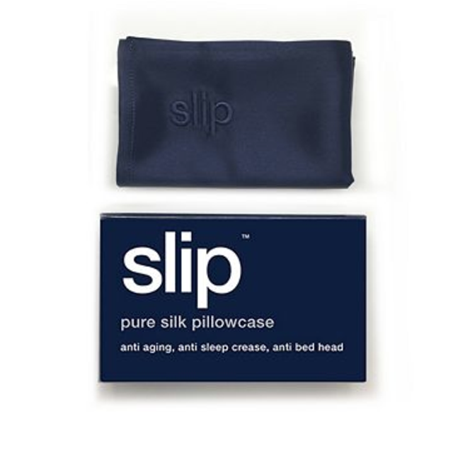 SILK Standard Pillowcase in Navy