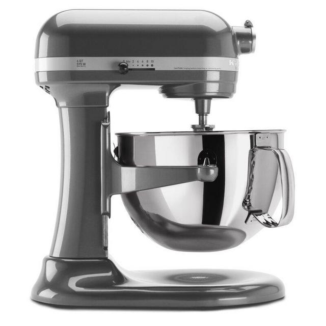 Pearl Metallic KitchenAid Professional 600 Series 10 Speed 6 Qt. Stand Mixer (Part number: KP26M1XPM)