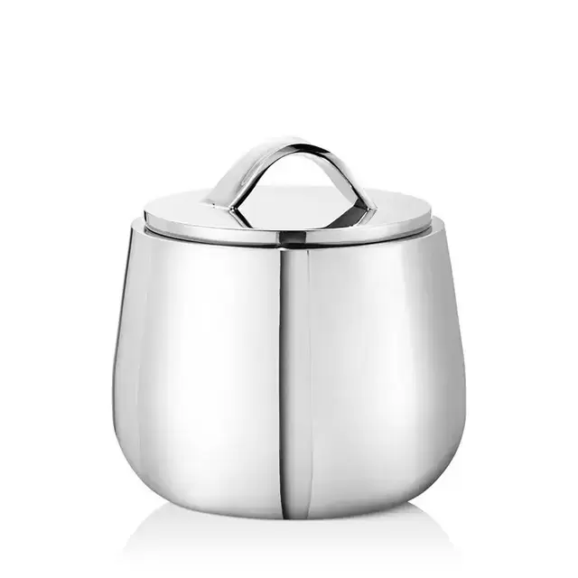 George Jensen Helix Stainless Steel Sugar Bowl