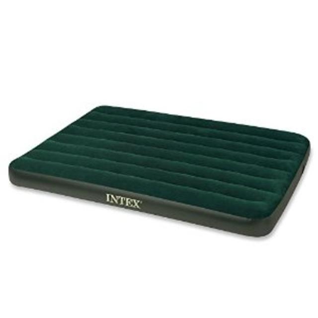 Intex Prestige Downy Airbed Kit with Hand Held Battery Pump, Full