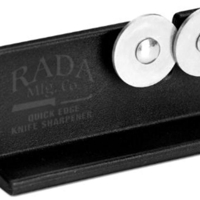Rada Cutlery Quick Edge Knife Sharpener with Hardened Steel Wheels (Designed for Rada Knives), R119