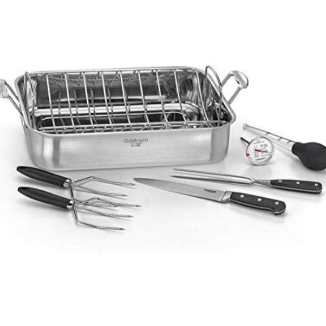 Roasting Pan, Electric Knife, and Tools