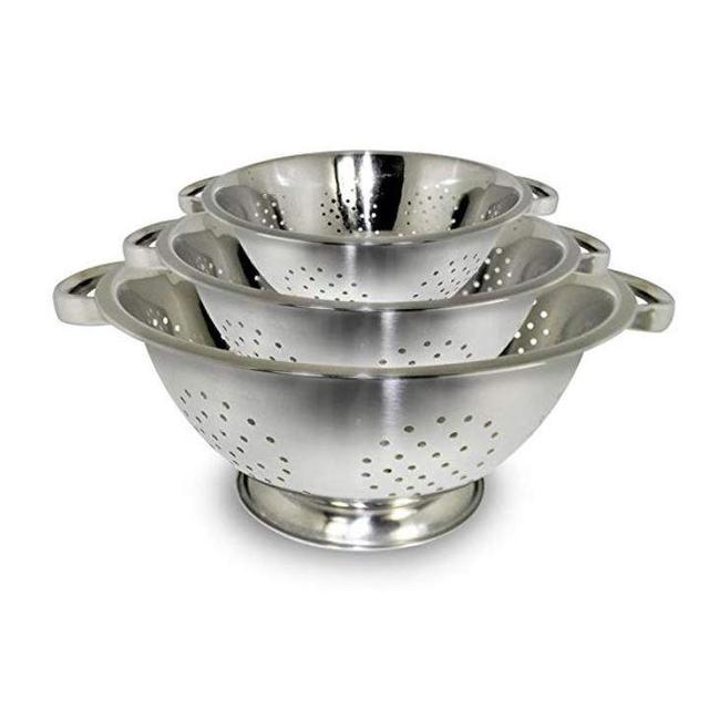 ExcelSteel Stainless Steel Colanders, Set of 3