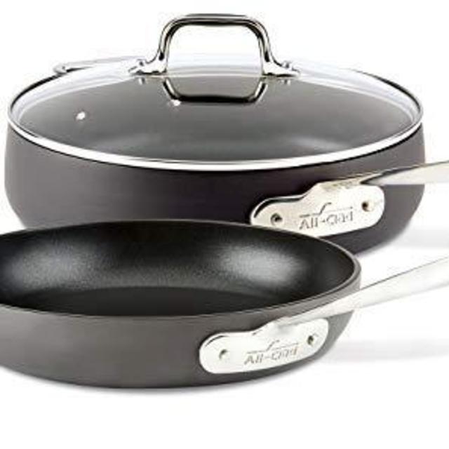All-Clad Hard Anodized 3-Pice Cookware Set