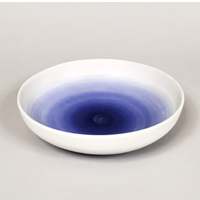 Ombré Bowl - Blue & White
