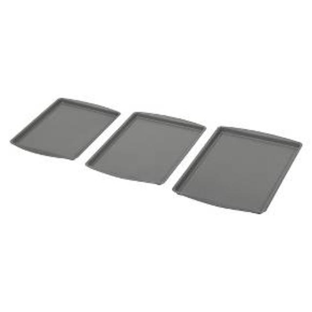 Product description page - 3 Piece Cookie Sheet Set - Silver - Room Essentials™