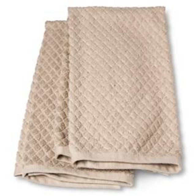 Product description page - Terry Kitchen Towel Tan (2 Pack) - Threshold™