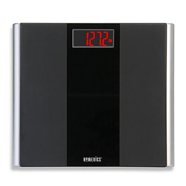 HoMedics® Black Glass LED Digital Bath Scale