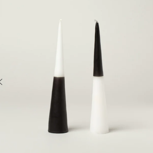 Cone Candles (Yin and Yang)