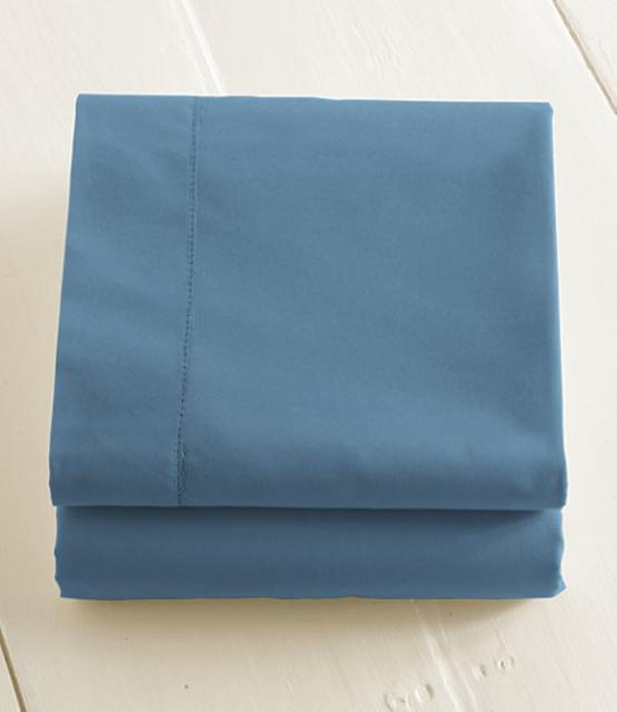 280-Thread-Count Pima Cotton Percale Sheet, Flat (Queen)