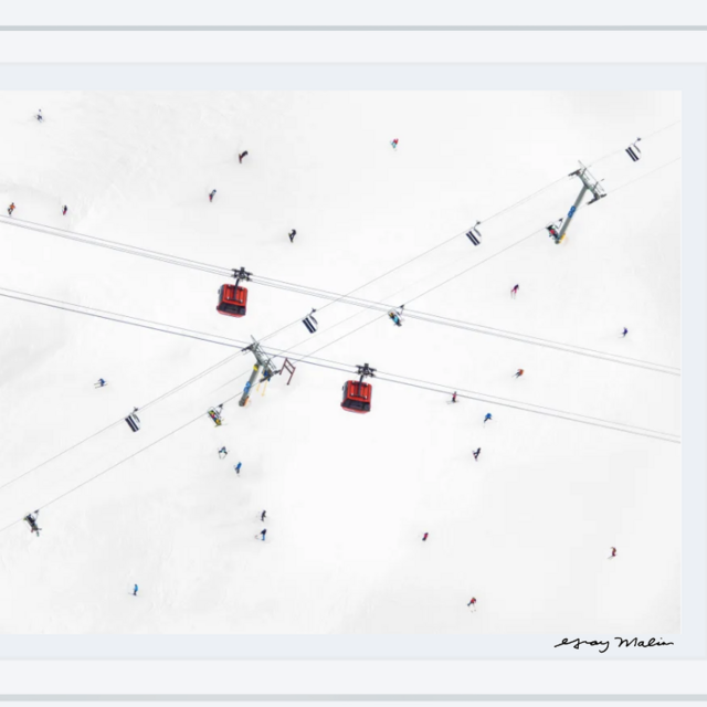 Gray Malin Peak to Peak Gondolas Horizontal | Gray Malin Fine Art Photography