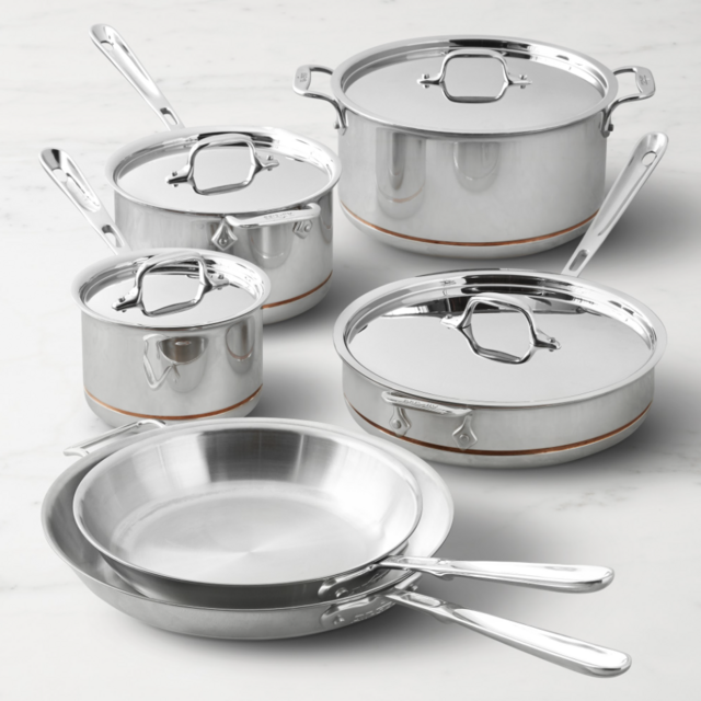 All-Clad Copper Core 10-Piece Cookware Set