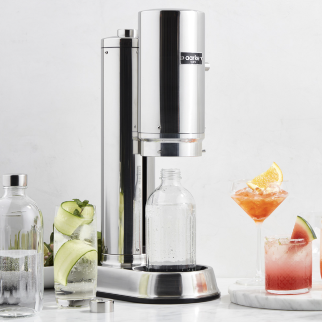 Aarke Carbonator Pro with Glass Bottle - Stainless Steel