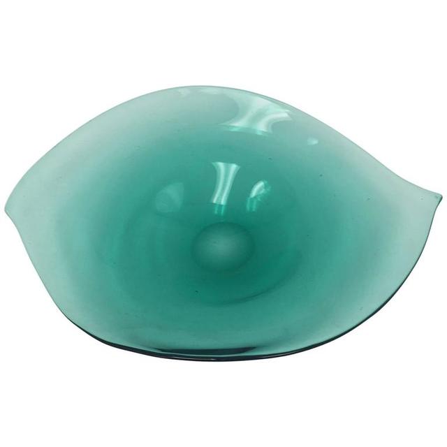 Large Teal Centerpiece Bowl