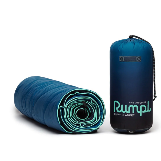 Rumpl Original Puffy Blanket - 2 Person - Ocean Fade