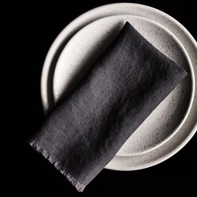 Fringed Flax Linen Napkin