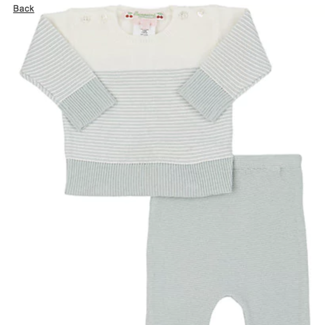 Bonpoint Infants' Striped Knit Cotton Sweater & Pants