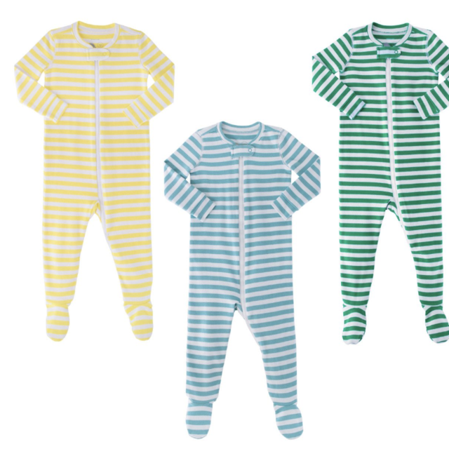 Primary x Maisonette        Set of 3 Footies, Brights