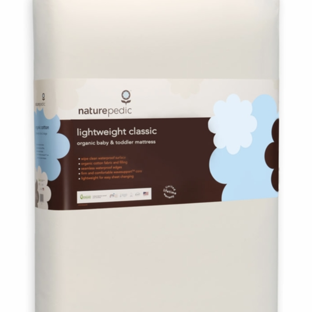 Naturepedic MC30 No-Compromise Organic Cotton Classic 252 Coil Baby Crib Mattress