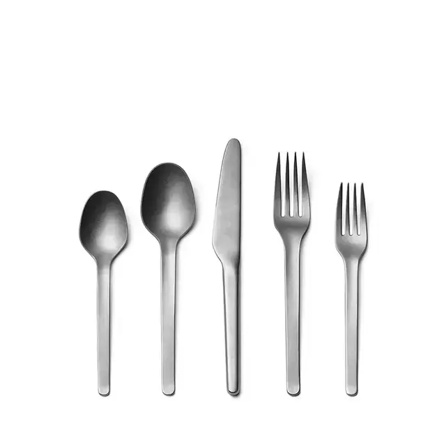 Muir Flatware in Tumbled (5 piece setting)